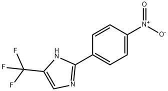 2-(4-硝基苯基)-5-(三氟甲基)-1H-咪唑, 33469-09-9, 结构式