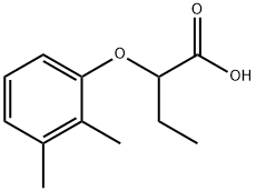 2-(2,3-二甲基-苯氧基)-丁酸 结构式