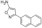 3-NAPHTHALEN-2-YL-ISOXAZOL-5-YLAMINE Structure