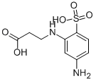 2-beta-Carboxyethylamino-4-aminobenzenesulfonicacid