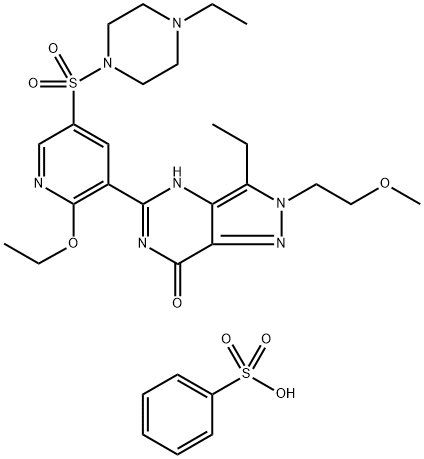 Gisadenafil Besylate Structure