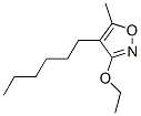 Isoxazole, 3-ethoxy-4-hexyl-5-methyl- (9CI) 结构式