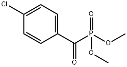 DIMETHYL(4-CHLOROPHENYLOXOMETHYL)PHOSPHONATE, 33493-32-2, 结构式