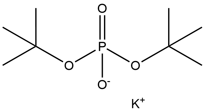 Potassium di-tert-butyl phosphate Structure