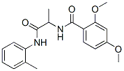 Benzamide, 2,4-dimethoxy-N-[1-methyl-2-[(2-methylphenyl)amino]-2-oxoethyl]- (9CI)|