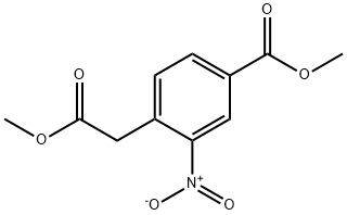 4-(甲氧基羰基)-2-硝基苯乙酸甲酯,334952-07-7,结构式