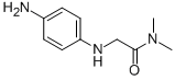 2-[(4-AMINOPHENYL)AMINO]-N,N-DIMETHYL-ACETAMIDE Structure