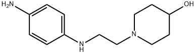 1-[2-[(4-AMINOPHENYL)AMINO]ETHYL]-4-PIPERIDINOL,334952-30-6,结构式