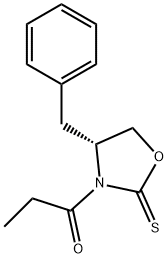 1-[(4R)-4-(PHENYLMETHYL)-2-THIOXO-3-OXAZOLIDINYL]-1-PROPANONE 结构式