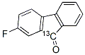 2-FLUORO-9-FLUORENONE-9-13C Struktur