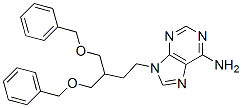 9-[4-(Benzyloxy)-3-[(benzyloxy)methyl]butyl]-9H-purin-6-amine|