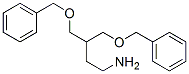 4-(Benzyloxy)-3-[(benzyloxy)methyl]-1-butanamine Structure