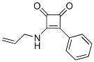 3-Cyclobutene-1,2-dione, 3-phenyl-4-(2-propenylamino)- (9CI) 化学構造式