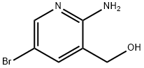 2-Amino-5-bromo-3-(hydroxymethyl)pyridine Struktur