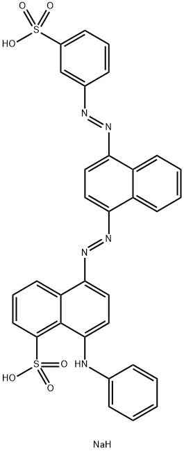 3351-05-1 8-(フェニルアミノ)-5-[[4-[(3-スルホフェニル)アゾ]-1-ナフチル]アゾ]-1-ナフタレンスルホン酸二ナトリウム