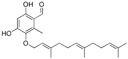 33514-96-4 4,6-Dihydroxy-2-methyl-3-[[(2E,6E)-3,7,11-trimethyl-2,6,10-dodecatrienyl]oxy]benzaldehyde