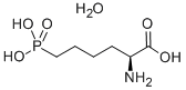 L(+)-2-氨基-6-磷酸基己酸水合物, 335150-85-1, 结构式