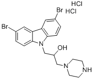 3,6-DIBROMO-ALPHA-(1-PIPERAZINYLMETHYL)-9H-CARBAZOLE-9-ETHANOL DIHYDROCHLORIDE price.