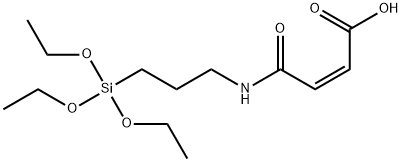 三乙氧基硅基丙基马来酸, 33525-68-7, 结构式