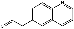 2-(quinolin-6-yl)acetaldehyde, 335267-08-8, 结构式