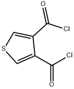 3,4-Thiophenedicarbonyl dichloride (9CI) Struktur