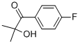 1-(P-FLUOROPHENYL)-2-HYDROXY-2-METHYL-1-PROPANONE 结构式