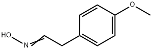 1-(p-methoxyphenyl)acetaldehyde oxime 结构式
