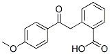 2-[2-Oxo-2-(4-methoxyphenyl)ethyl]benzoic acid Struktur