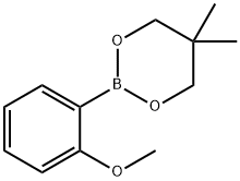 2-甲氧基苯硼酸新戊二醇酯, 335343-05-0, 结构式