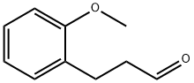 3-(2-メトキシフェニル)プロパナール 化学構造式