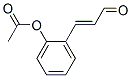 [2-(3-oxoprop-1-enyl)phenyl] acetate 化学構造式