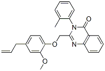 2-[(4-Allyl-2-methoxyphenoxy)methyl]-3-(o-tolyl)quinazolin-4(3H)-one Structure