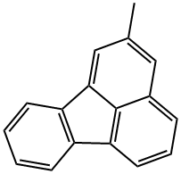 2-メチルフルオランテン 化学構造式
