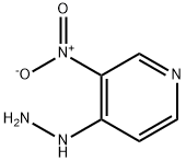 4-ヒドラジノ-3-ニトロピリジン 化学構造式