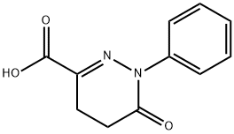 6-氧代-1-苯基-1,4,5,6-四氢哒嗪-3-羧酸 结构式