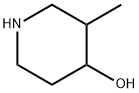 3-メチルピペリジン-4-オール 化学構造式