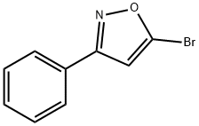 3-フェニル-5-ブロモイソオキサゾール 化学構造式