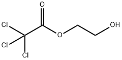 Acetic acid, trichloro-, 2-hydroxyethyl ester 结构式