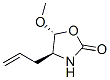 2-Oxazolidinone,5-methoxy-4-(2-propenyl)-,(4S,5R)-(9CI) Struktur