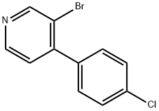 3-BROMO-4-(4'-CHLOROPHENYL)PYRIDINE Structure