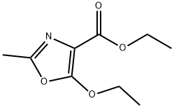 ETHYL 5-ETHOXY-2-METHYLOXAZOLE-4-CARBOXYLATE Structure