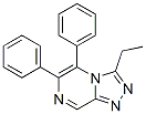3-Ethyl-5,6-diphenyl-1,2,4-triazolo[4,3-a]pyrazine 结构式