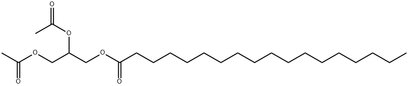 3-(硬脂酰氧基)丙烷-1,2-二乙酸二酯,33599-07-4,结构式