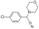 モルホリノ(4-クロロフェニル)アセトニトリル 化学構造式