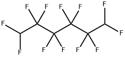 1H,6H-ドデカフルオロヘキサン 化学構造式