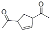 Ethanone, 1,1-(2-cyclopentene-1,4-diyl)bis- (9CI) Structure