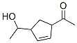 Ethanone, 1-[4-(1-hydroxyethyl)-2-cyclopenten-1-yl]- (9CI) 结构式