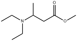 methyl 3-diethylaminobutyrate,33611-41-5,结构式