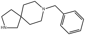 8-ベンジル-2,8-ジアザスピロ[4.5]デカン 化学構造式