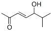 3-Hepten-2-one, 5-hydroxy-6-methyl-, (3E)- (9CI) Struktur